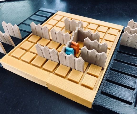 Mini-Quoridor Game