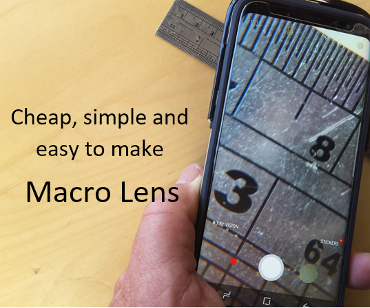 Cheap and Easy Macro Lens for Phone