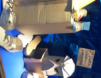 Cardboard Upcycle Art and Design