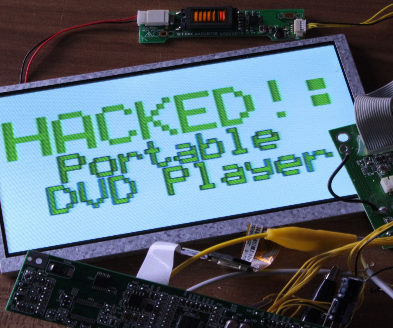 HACKED!: Portable DVD Player 