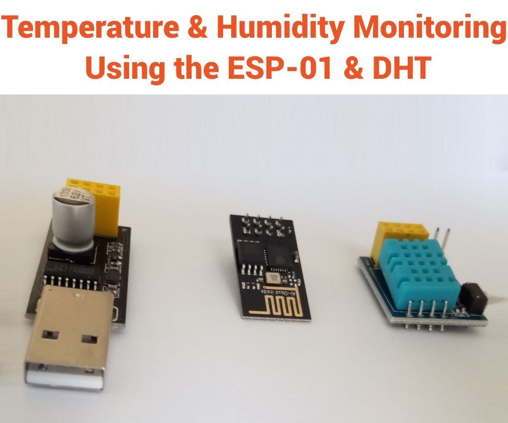 Temperature & Humidity Monitoring Using the ESP-01 & DHT and the AskSensors Cloud