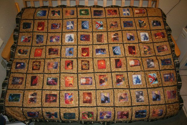 Dragon and Wizard Quilt