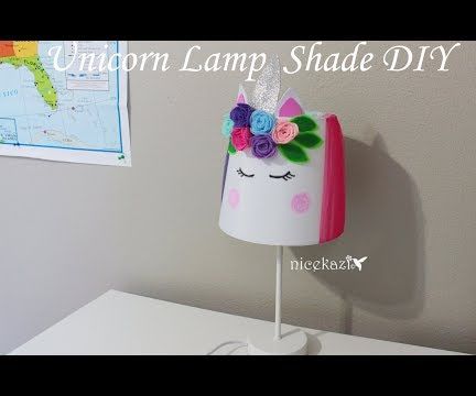 Unicorn Lamp Shade DIY 