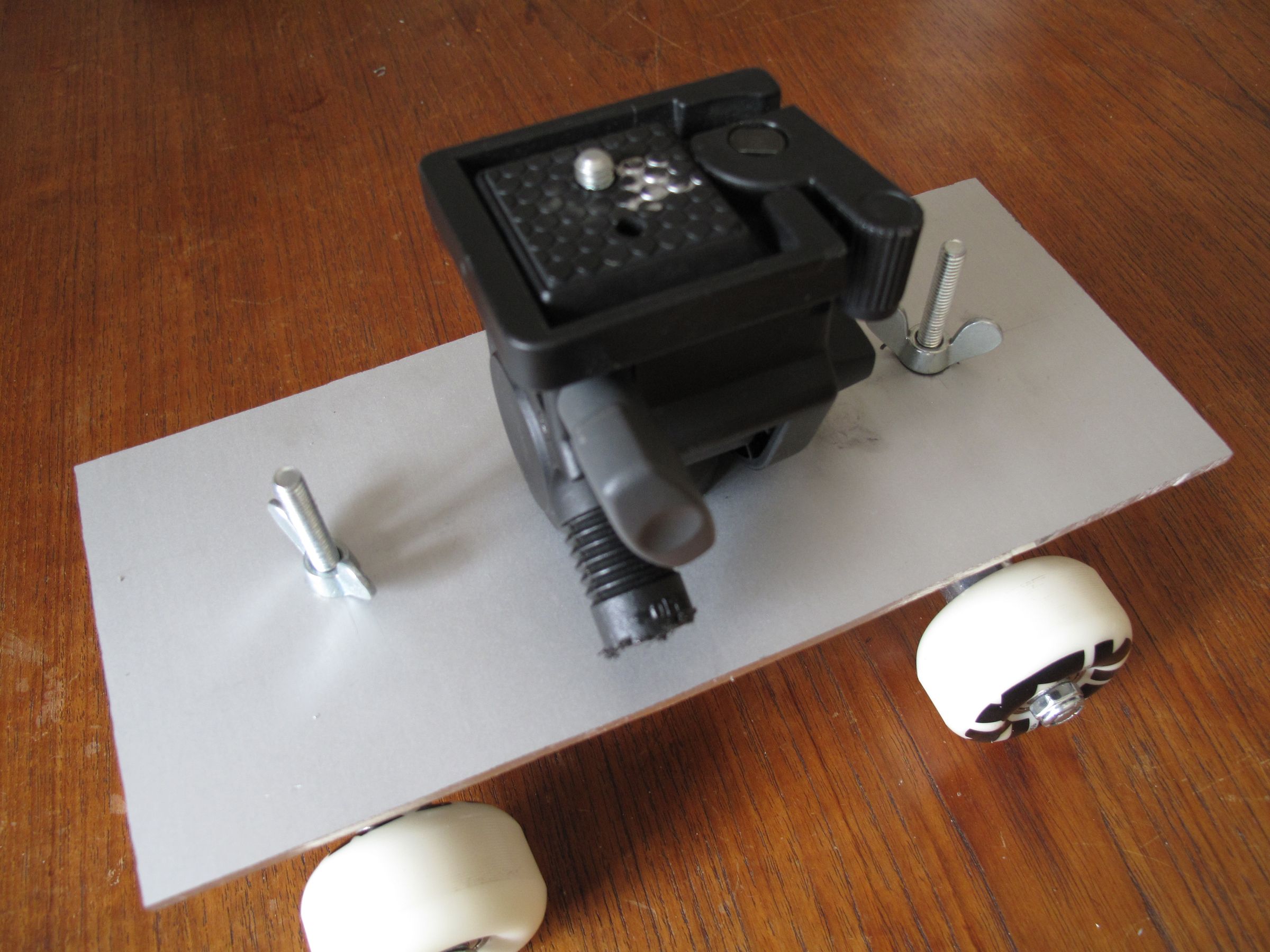 Skateboard Dolly for a DSLR