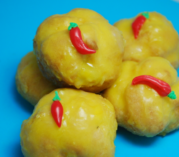 Tropical Chili Cream Puffs