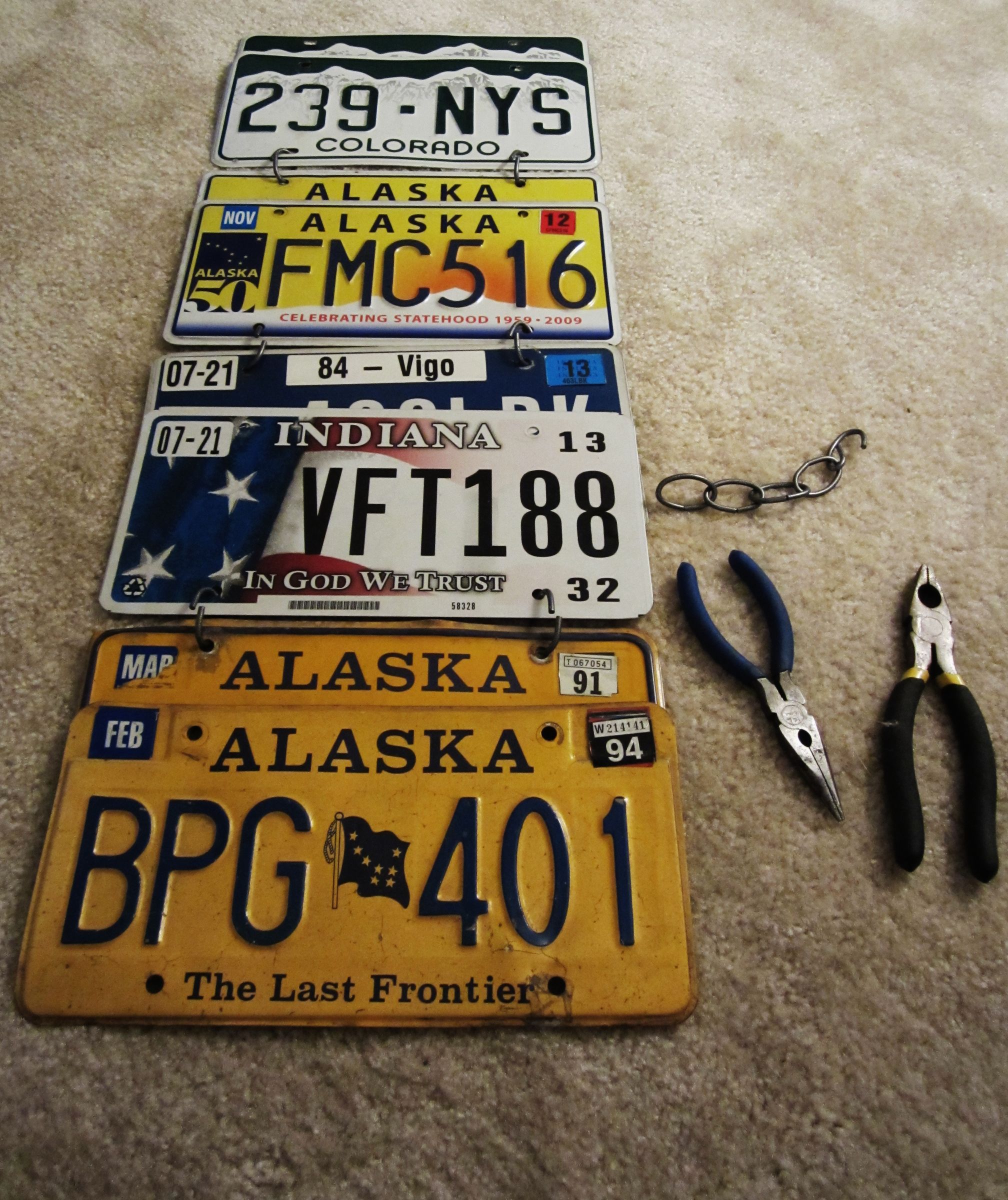 License Plate Mail Organizer (with Pictures) Instructables