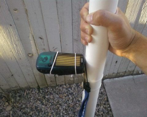 Hiking Stick GPS Mount
