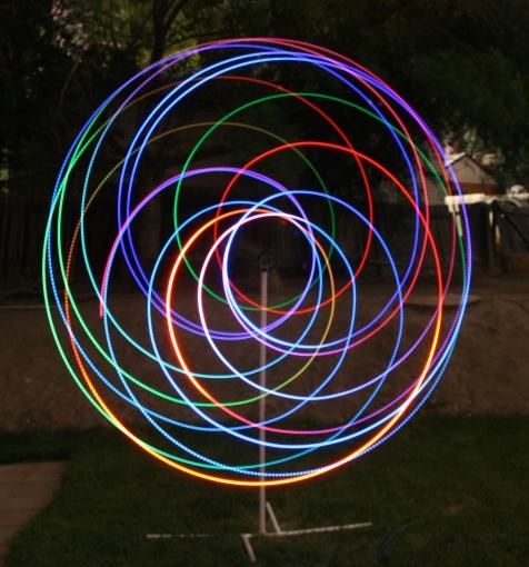 Long Exposure Light Sculpture