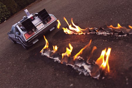 DeLorean BTTF Inspired Papercraft