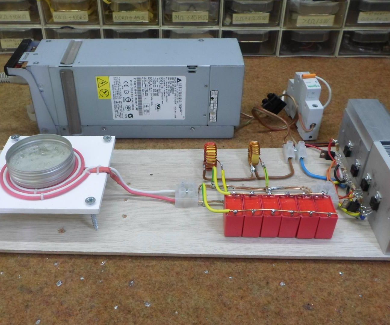 DIY Induction Heater With BIFILAR Flat(Pancake) Coil 