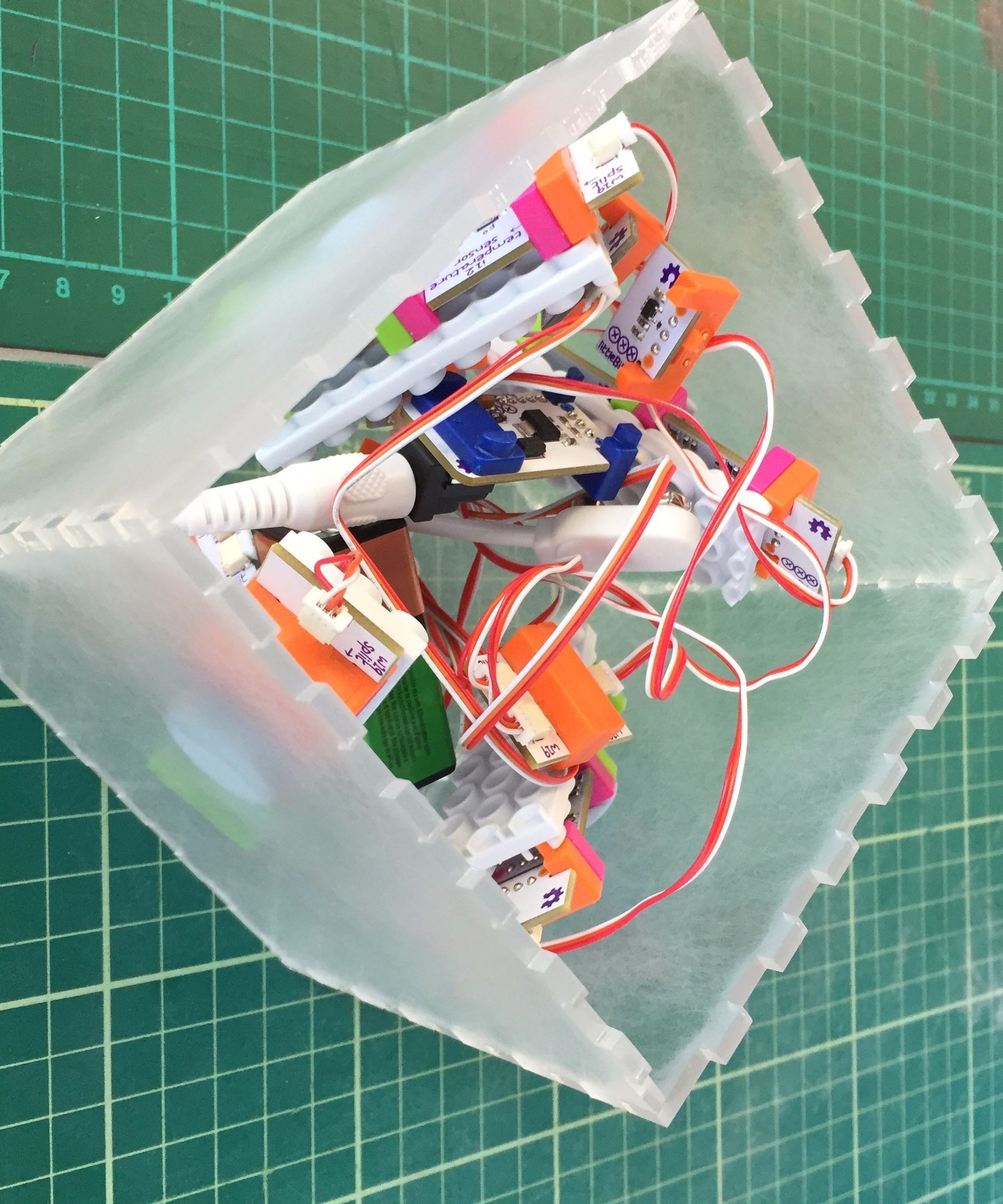 Temperature Cube With LittleBits