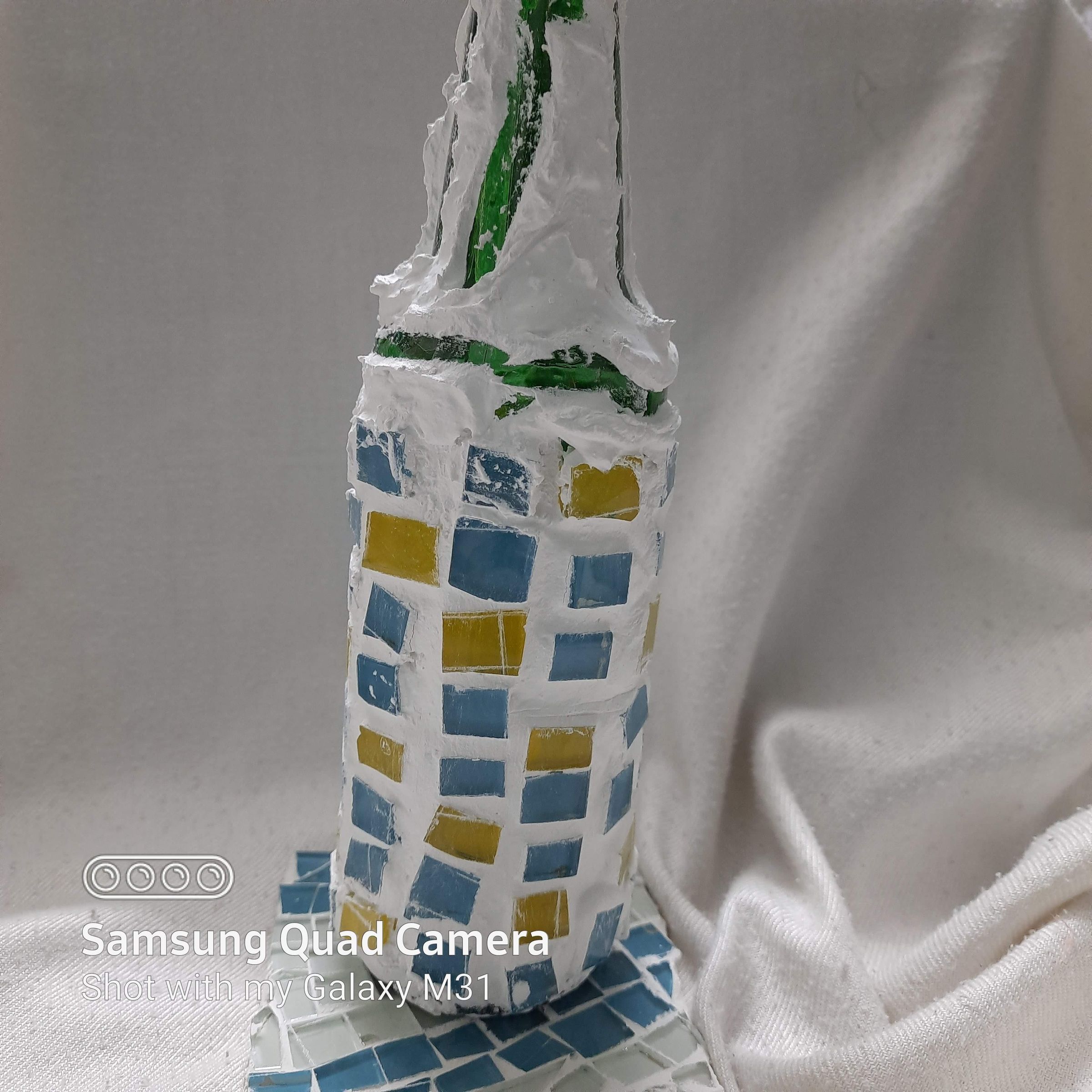 Glass Mosaic Mason Jar 5 Steps Instructables