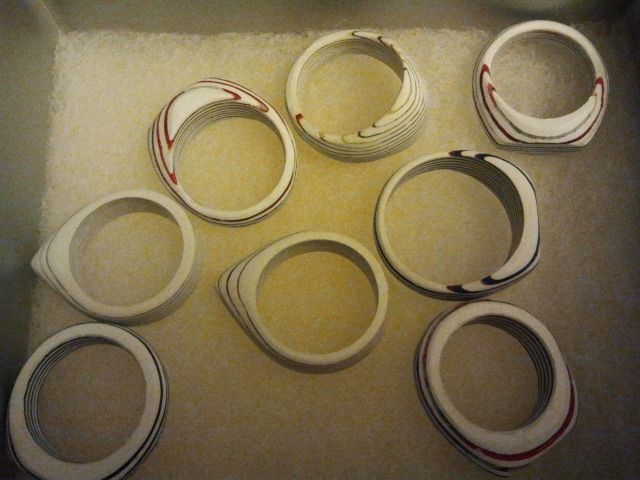 Recycled Gift Card Rings