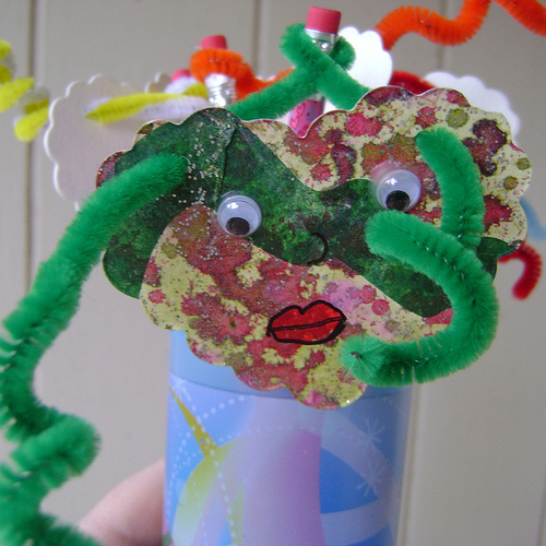 Heart Pencil Monsters