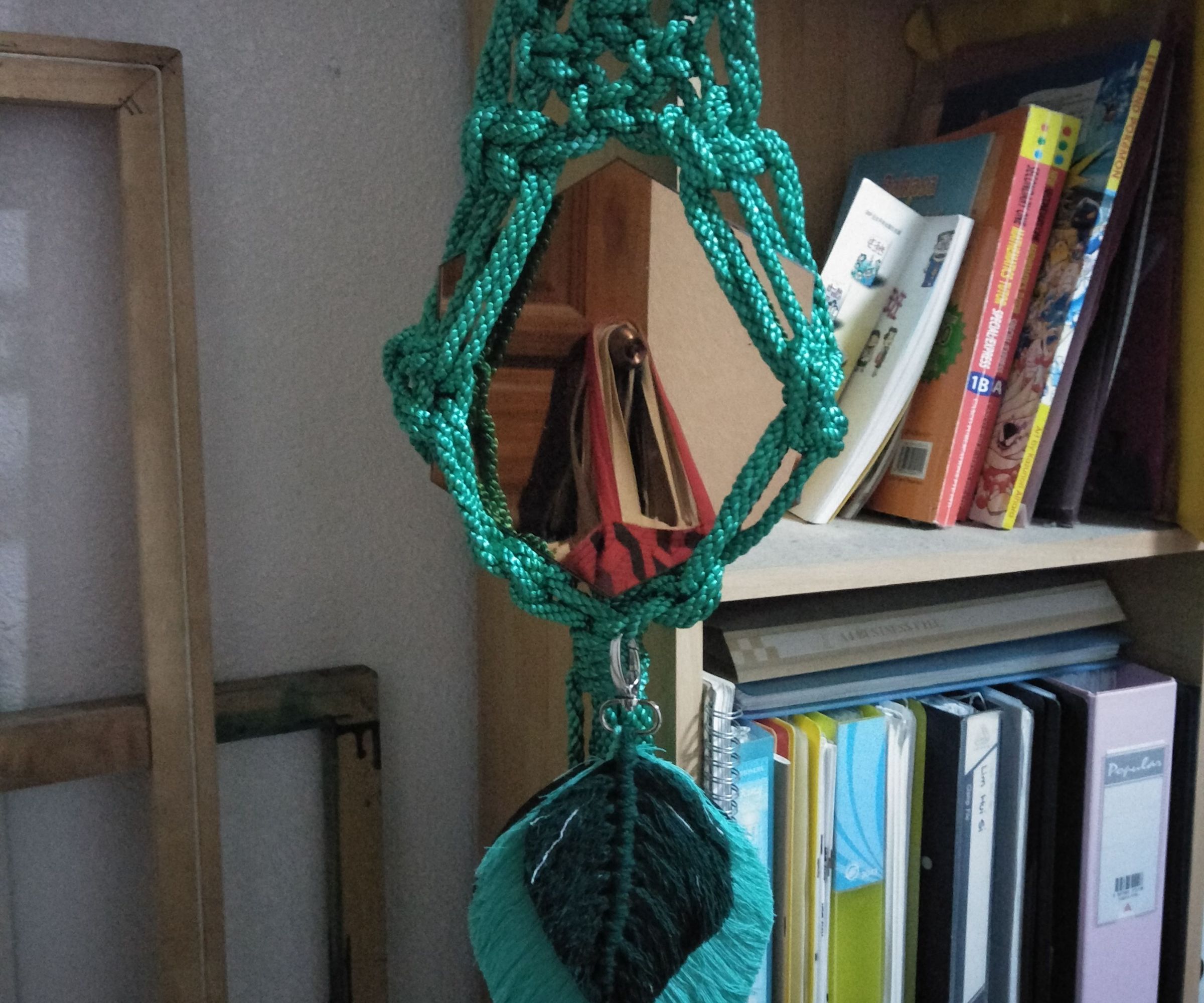 Macrame Mirror Hanger Feat. IKEA Honefoss Mirror