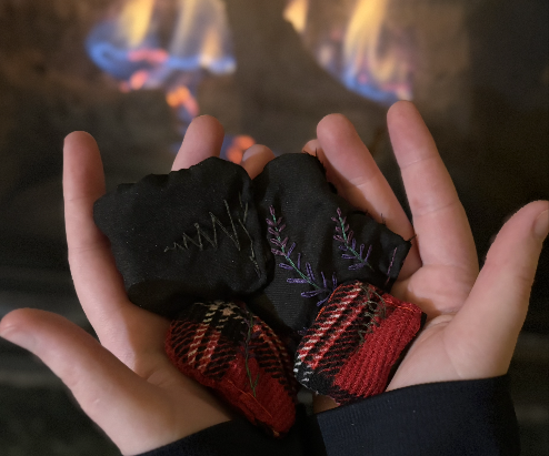 EASY Scented "rice-socks" With Scrap Fabric