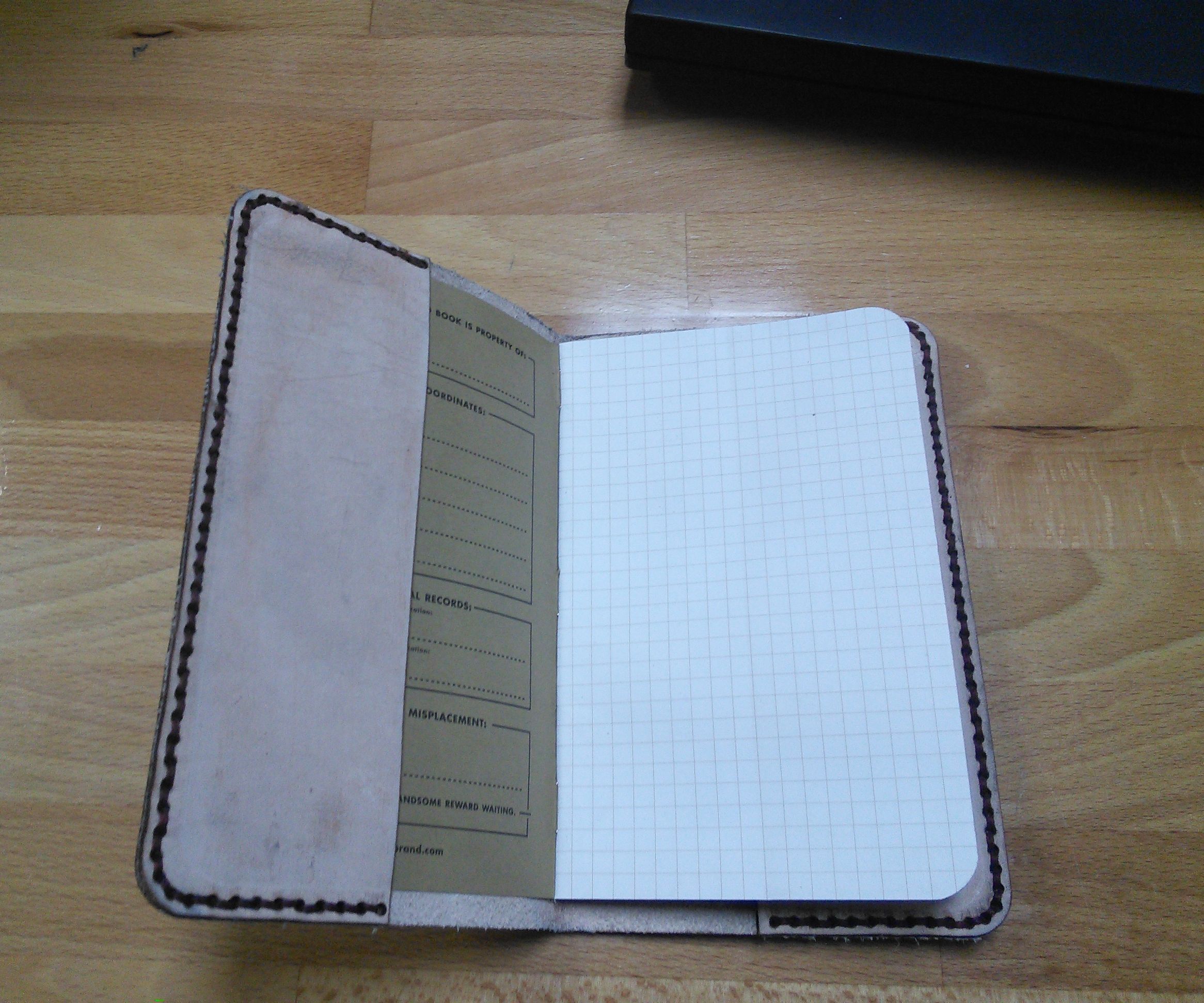 Simple Leather Case for Field Notes