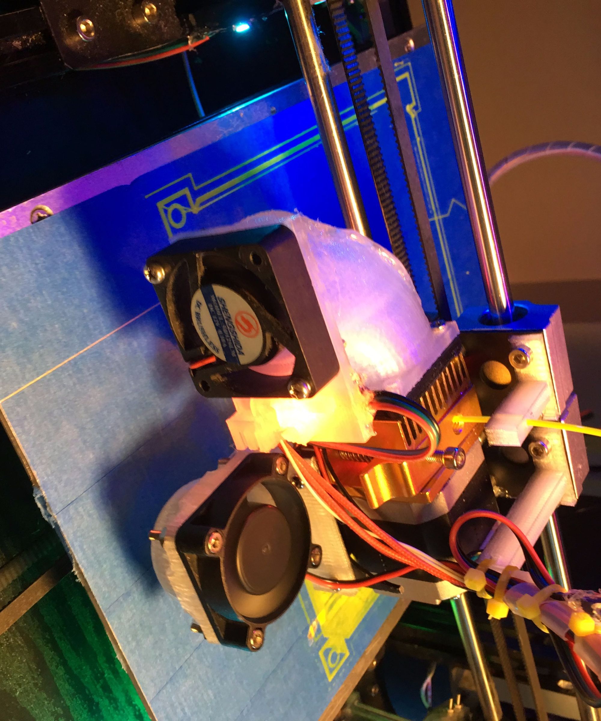 Quick and easy change 3d printer filament will printing