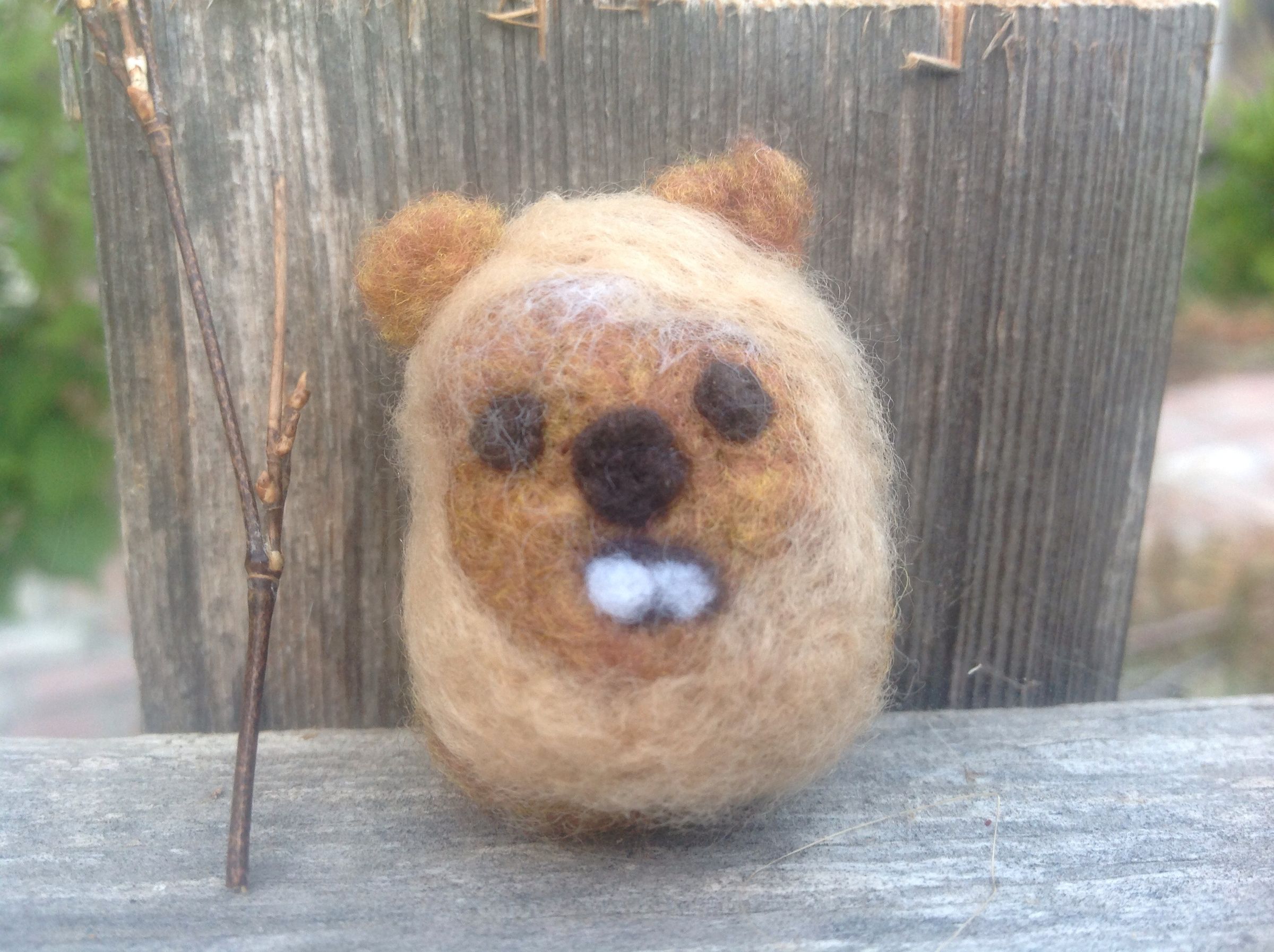 Needle Felted Ewok 5 Steps (with Pictures) Instructables