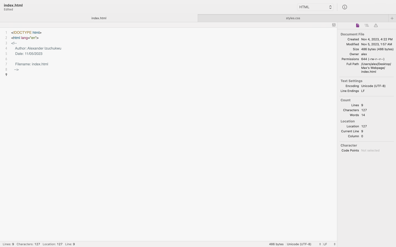 Designing a Simple Webpage Using HTML and CSS : 10 Steps - Instructables