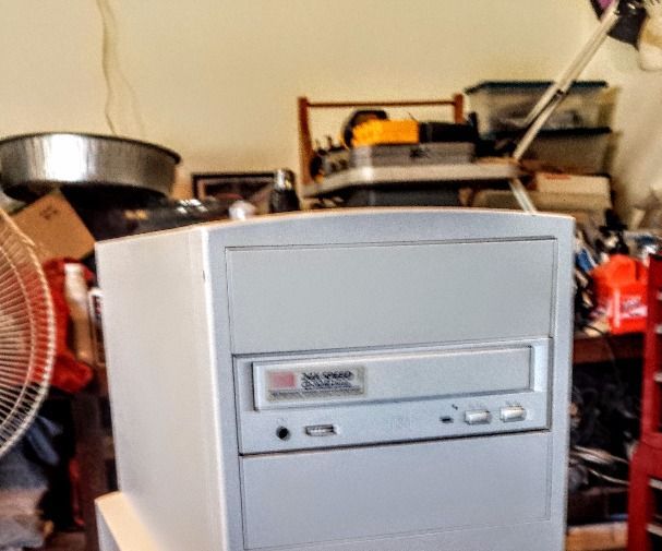 Chromebox Computer in Old Case