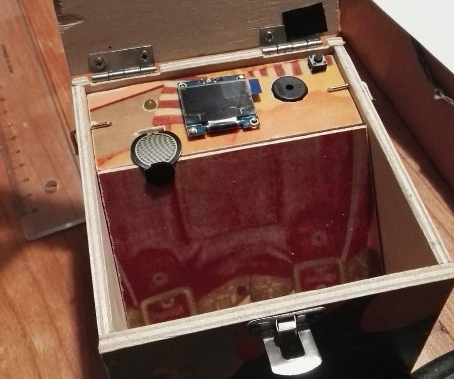 Music Box With Mini Monitor(OLED) and LED