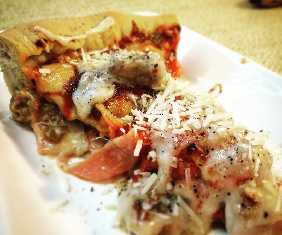 Chicago Style Deep Dish Pizza - on the BBQ!