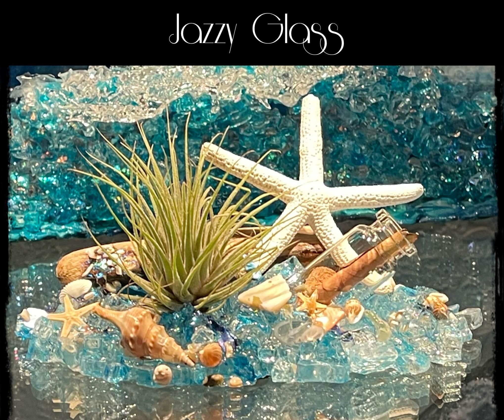 Jazzy Glass ( Air Plant Holder )