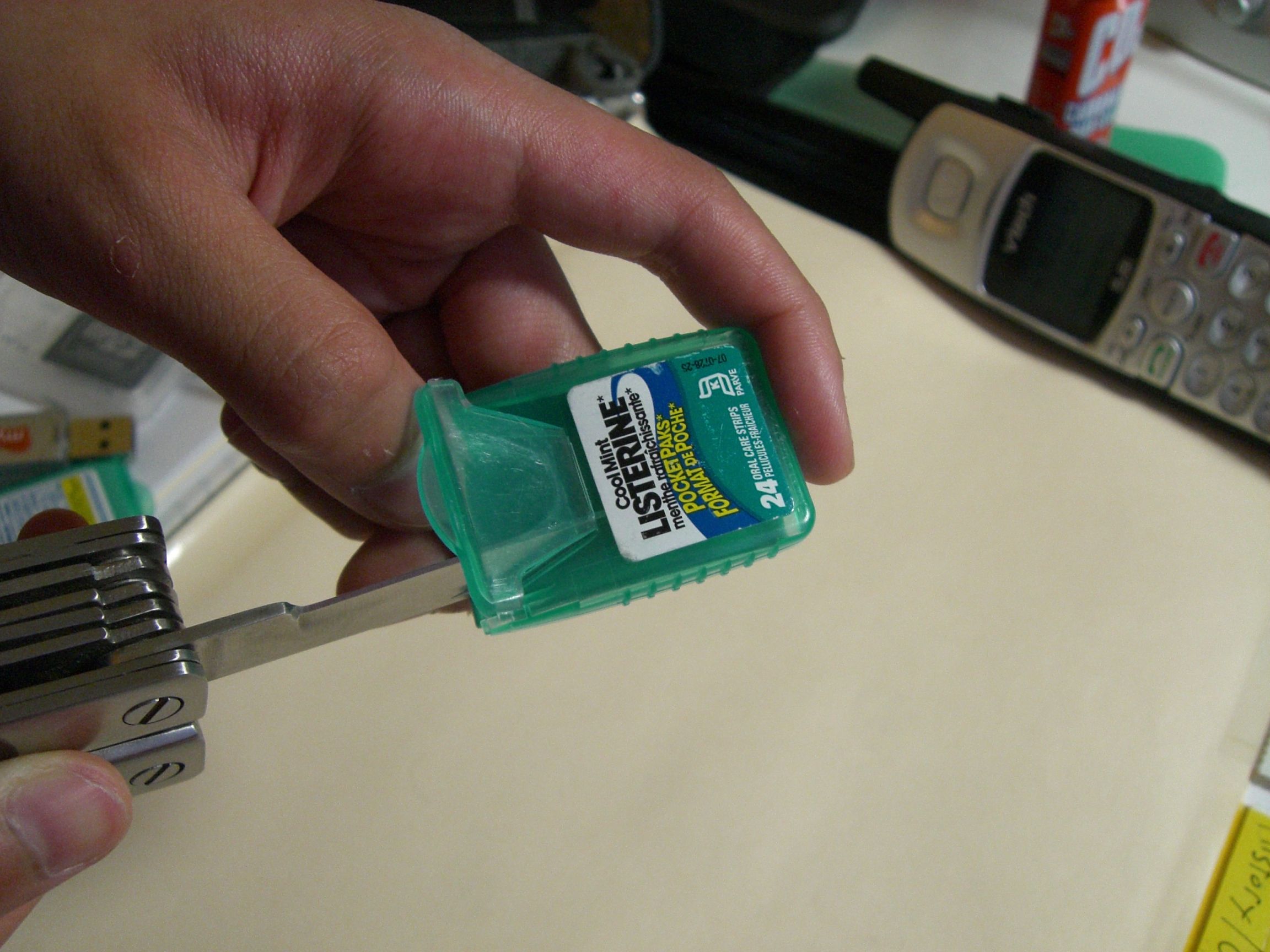 Listerine SD Card Holder 3 Steps Instructables