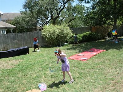 And Lastly. . . a Water Balloon Fight Followed by Squirt Guns 
