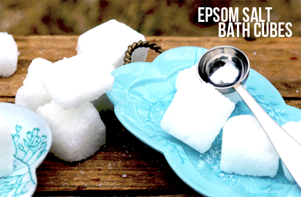 Fizzy Epsom Salt Bath Cubes