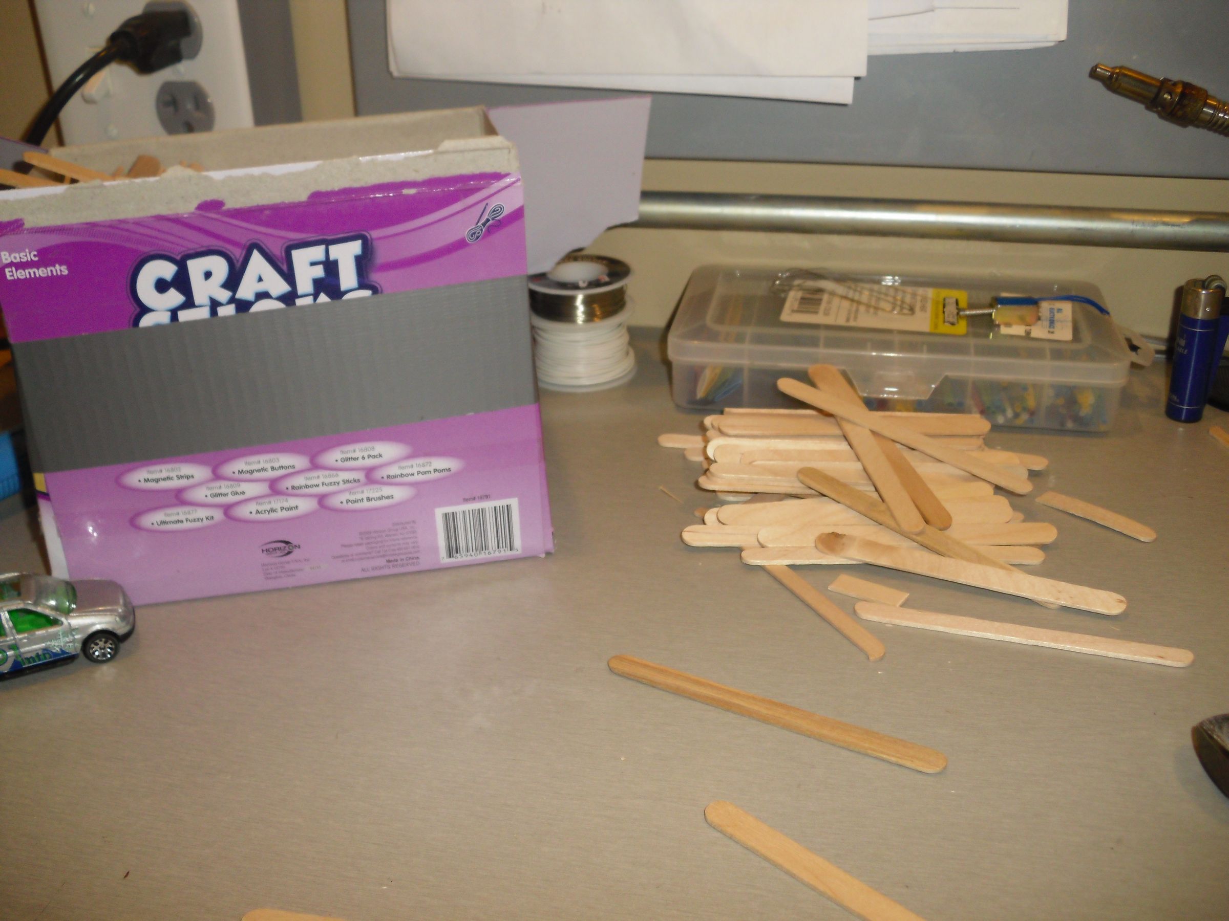 Led Popsicle Stick Lamp - Instructables