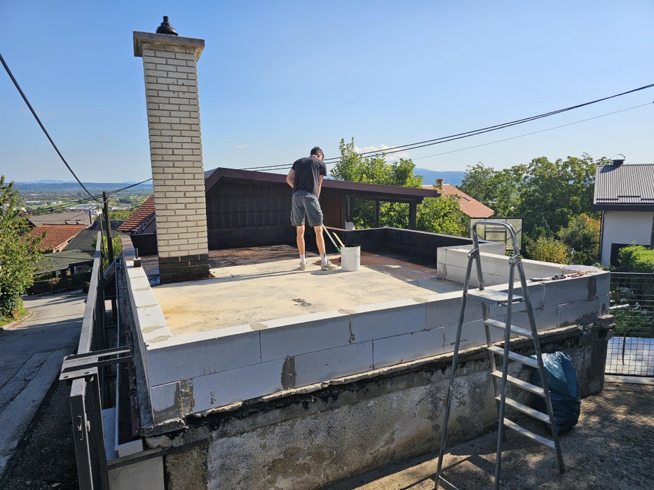 Full Waterproofing With Bitumen