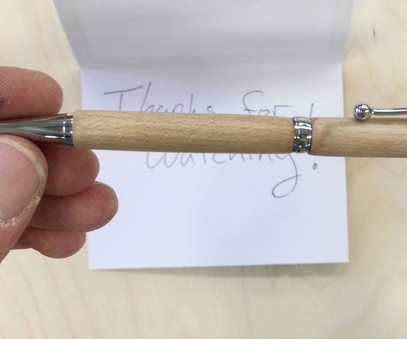 Bent Lamination Pen