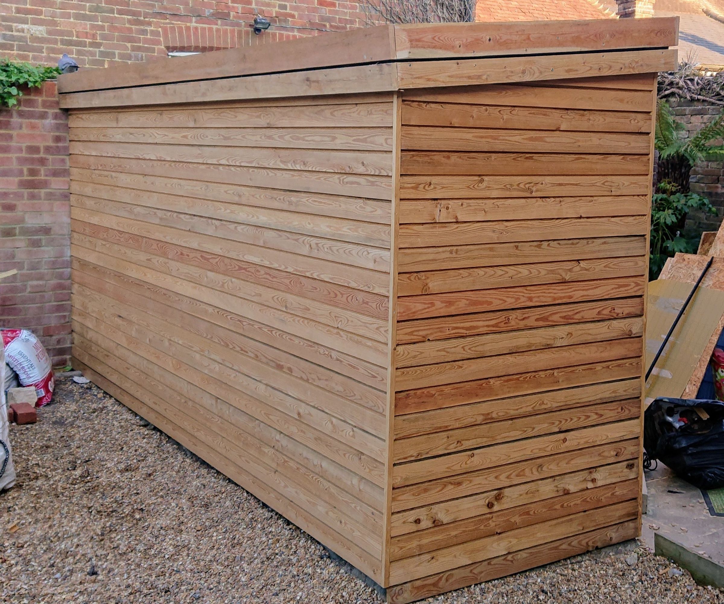 Contemporary Wooden Shed