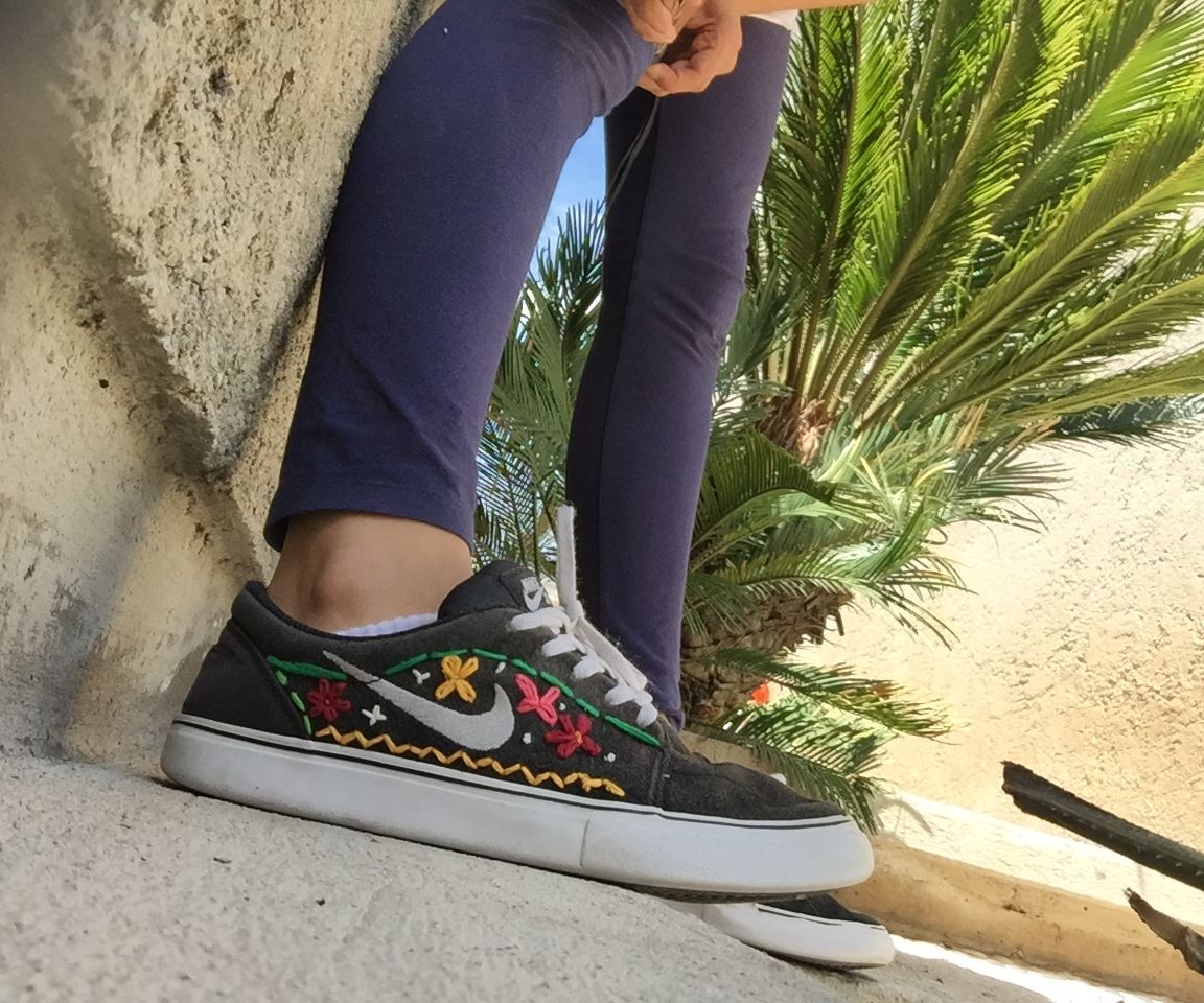 Embroidered Sneakers :D