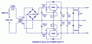 Variable Dual DC Power Supply