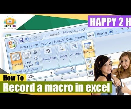 How to Record Actions by Macro in Excel.