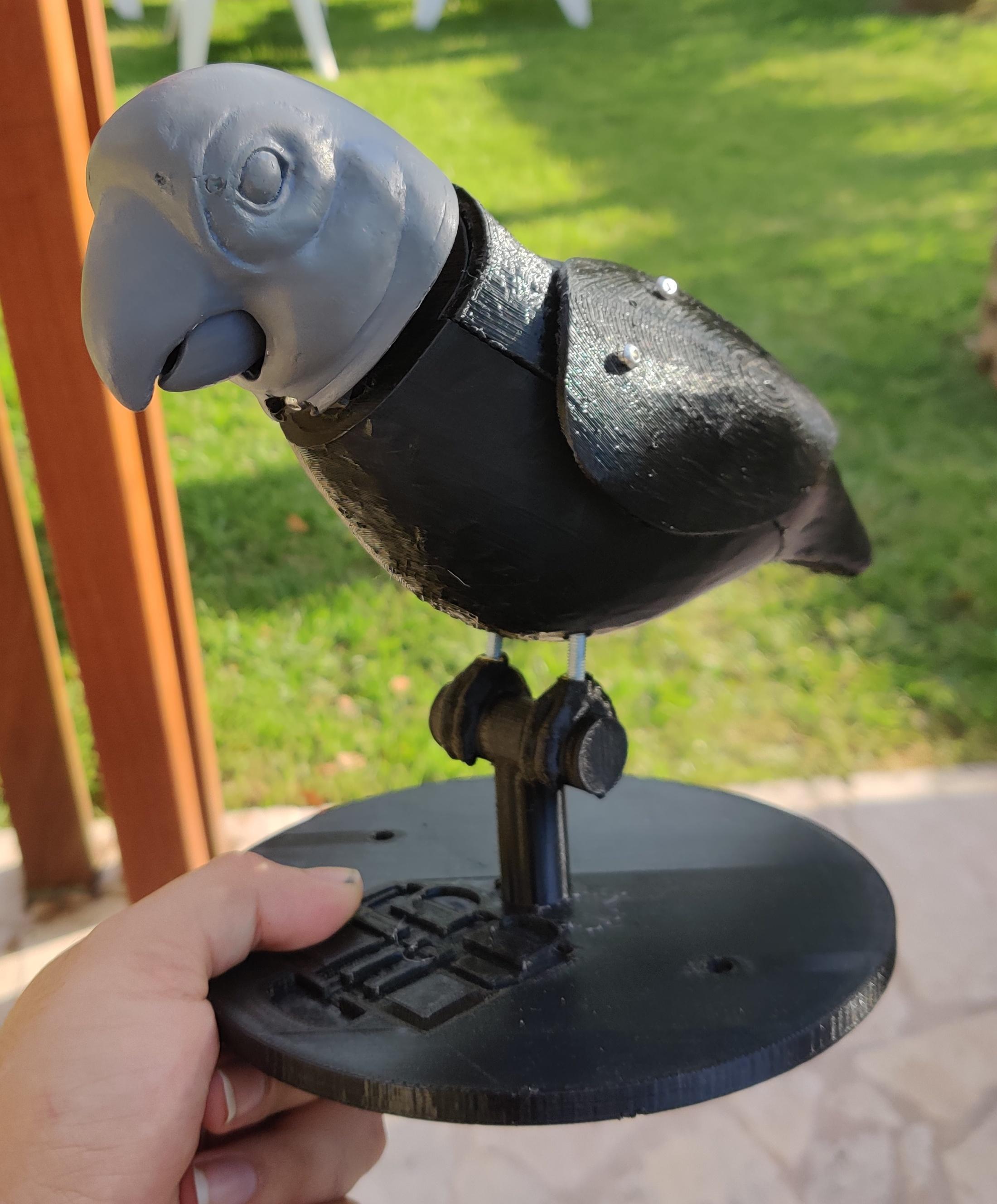 Making An Animatronic Tiki Bird 4 Steps Instructables FEUZCCQKP5U62B9