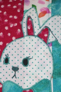 Edge Stitching the Applique Onto the Background Fabric