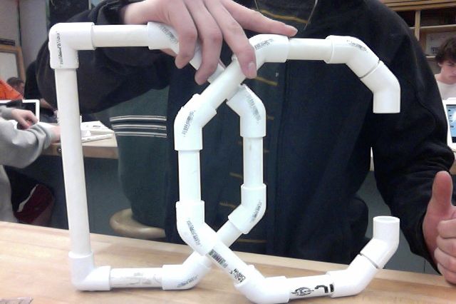 Making the Letters "C" and "D" out of PVC!