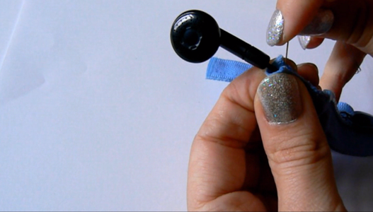 Stitch Fabric Around Cord