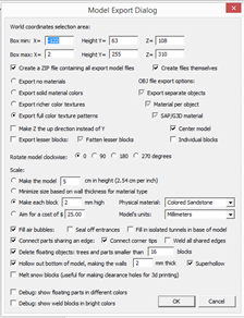 Use Mineways to Create a Digital 3D Rendering to Print