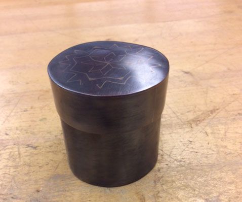 Solder Inlay Jewelry Container