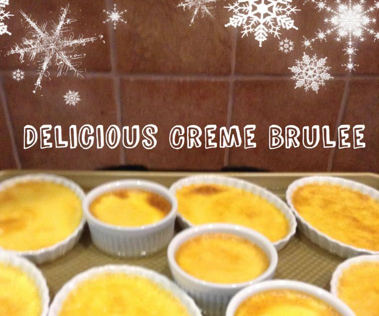 Delicious Creme Brulee With Burnt Sugar
