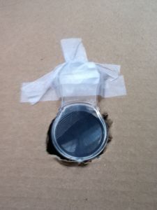 Tape the Magnifying Glass on the Box