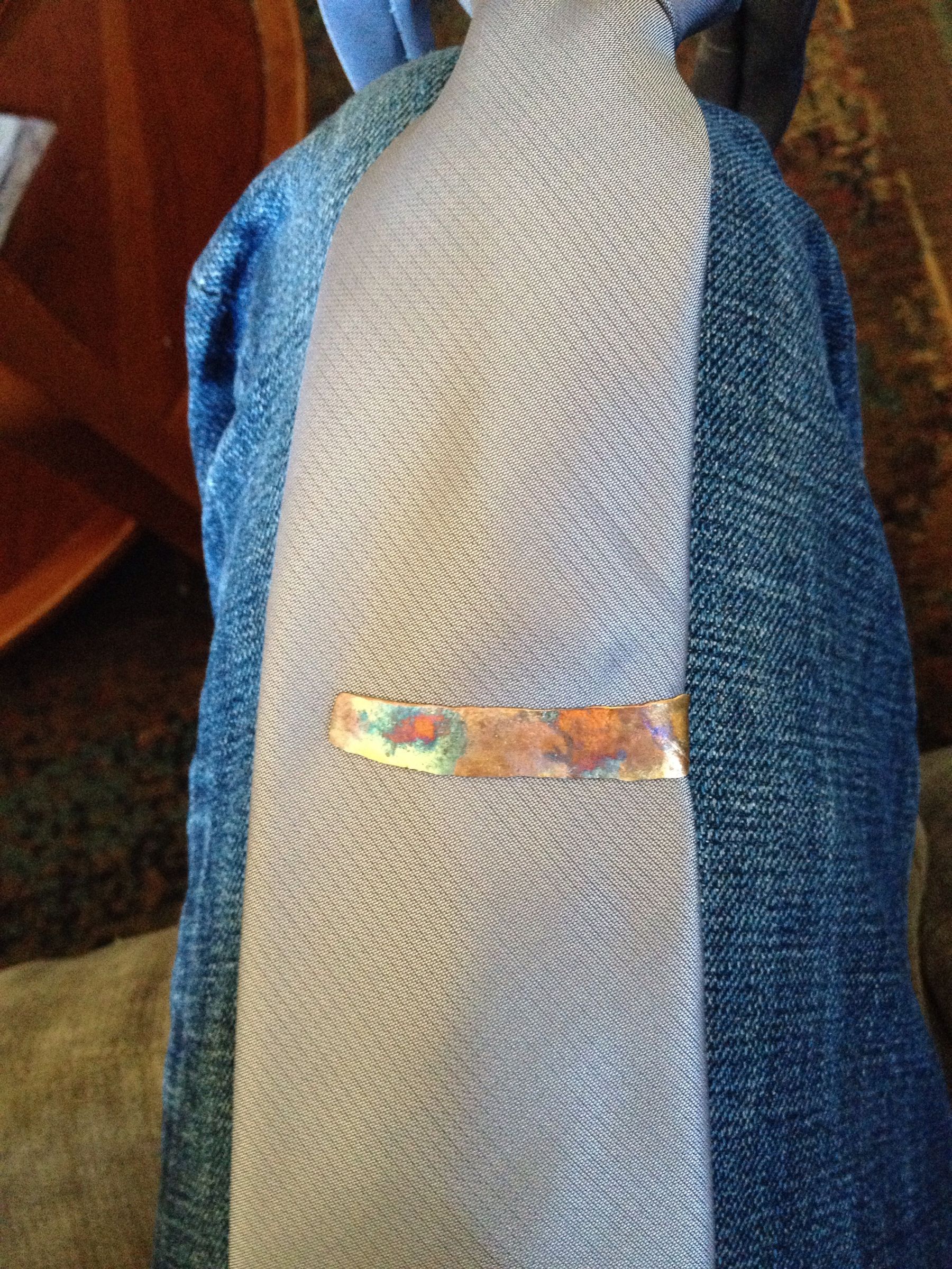 Copper Tie Clip