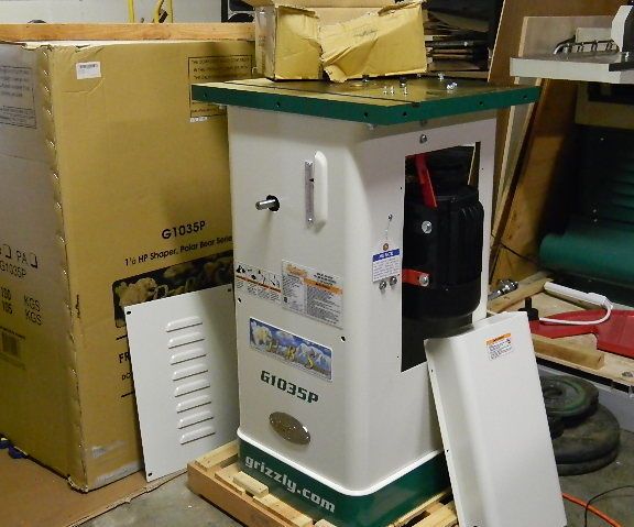 How to Unbox a Grizzly G1035P Shaper - Router for Woodworking