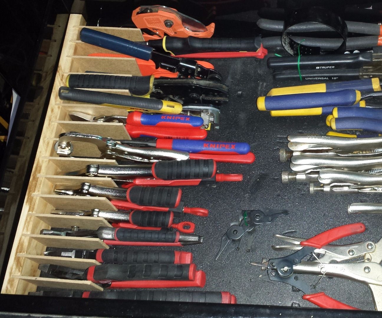 Plier Organizer for Drawer / Organizador De Pinzas 