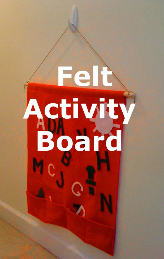 Hanging Felt Activity Board